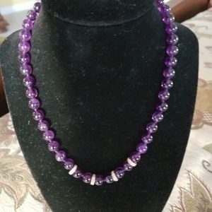 Amethyst necklace